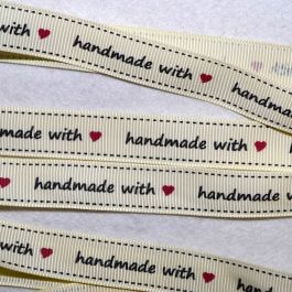 Handmade with Love Ribbon | Ribbons | Calico Laine