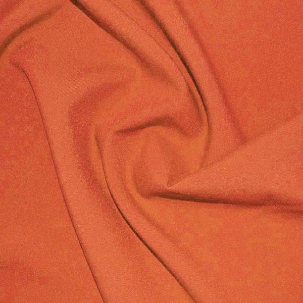 Burnt Orange Bi-Stretch Fabric, Fabric Supplier