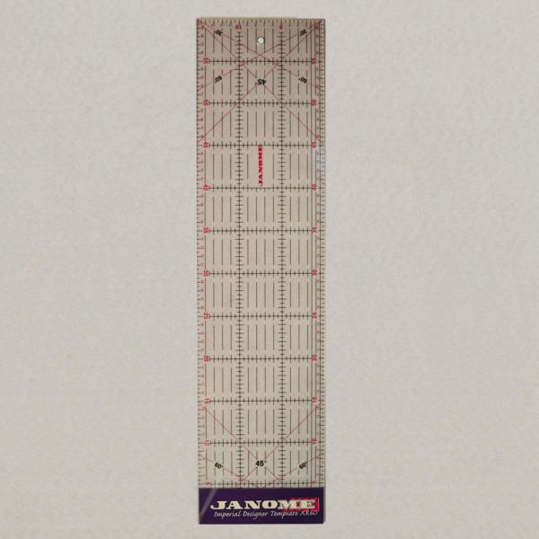 6 Mini Ruler Imperial/metric Template ~1/4- Clear Acrylic -  Quilting/sewing