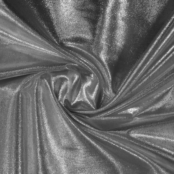 Silver Nylon Metallic Paper Lame Fabric | Fabric | Calico Laine