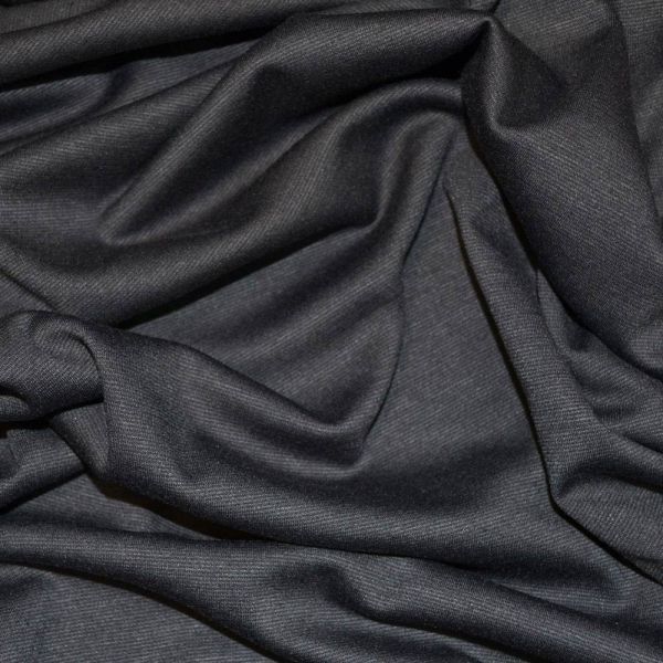 Steel Luxury Double Knit Jersey Fabric, Fabrics