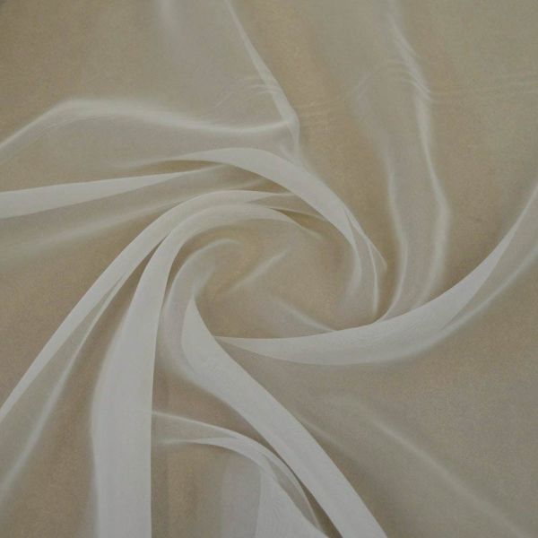 White Voile Fabric, Sheer Material