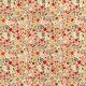 Cream Floral Cotton Poplin Fabric (CP0872)