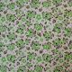 Green Summer Flowers Polycotton Fabric