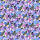 Lilac Floral Cotton Poplin Fabric (CPW0014)