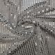 Silver Sequin Jersey Fabric