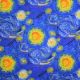 Starry Night Digitally Printed Cotton Fabric (CC404)